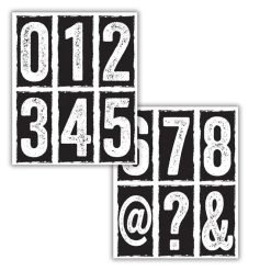 Alternative view of Tim Holtz Stampers Anonymous Cling Rubber Stamp Set - Big Blocks Numbers