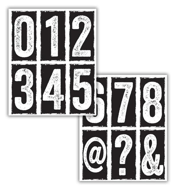 Tim Holtz Stampers Anonymous Cling Rubber Stamp Set - Big Blocks Numbers - Image 2