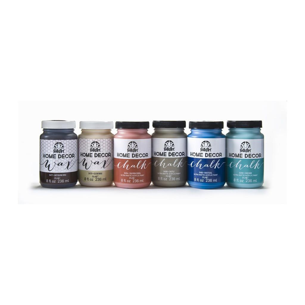 FolkArt Home Decor Chalk Paint - 8oz (For Home Decor Projects) - Image 2