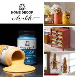 FolkArt Home Decor Chalk Paint Metallic 8oz