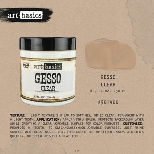 Prima Marketing Finnabair MIX MEDIA ART BASICS CLEAR GESSO