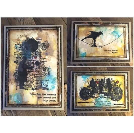 Stampers Anonymous Tim Holtz Cling Stamps 7"X8.5" - THEORIES - Image 2