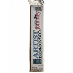 Sizzix Sizzlits Decorative Strip Die By Tim Holtz - Stacked Artful Words