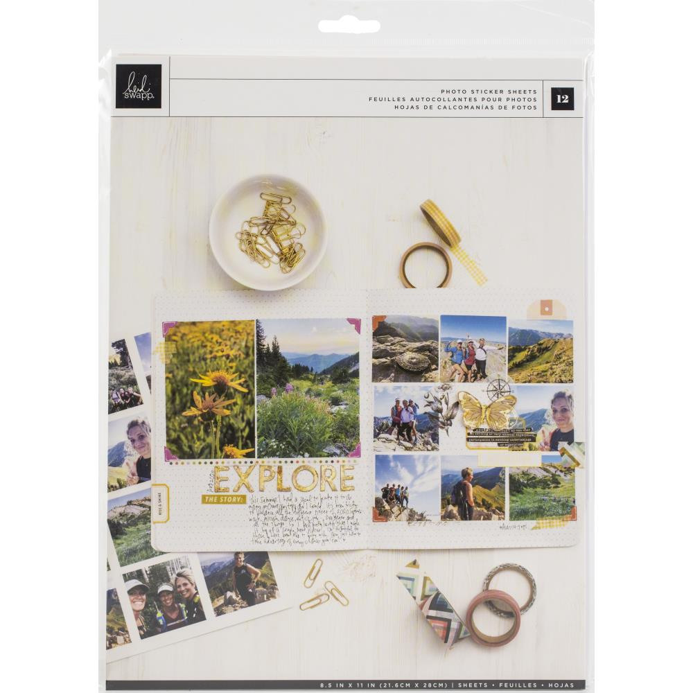 Heidi Swapp Storyline Chapters Photo Paper 8.5"X11" 12/Pkg - Matte - Image 2