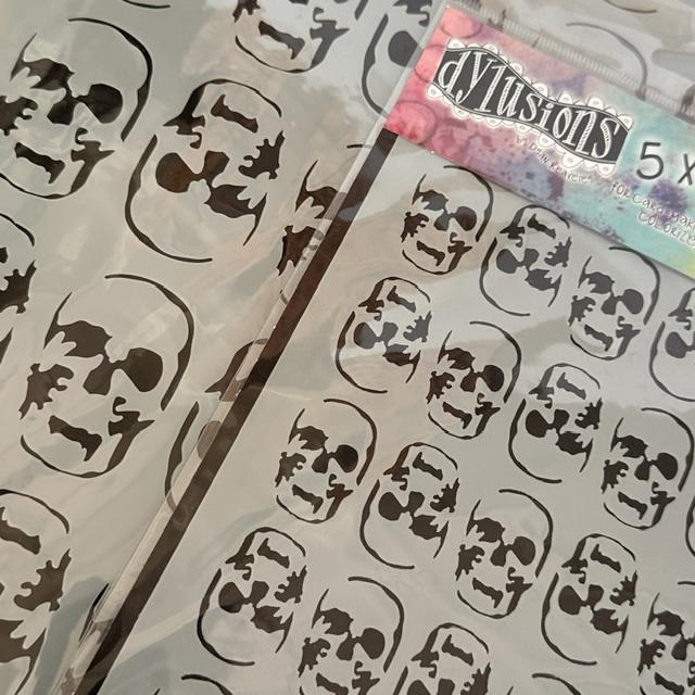 Ranger Ink Dylusions Stencil (For Art Journaling, Scrapbooking, Mixed Media) - Image 2