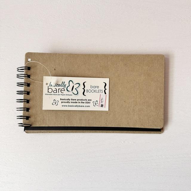 Basically Bare HIPSTER BARE BOOKLETS ALBUM (For Mix Media Journals)