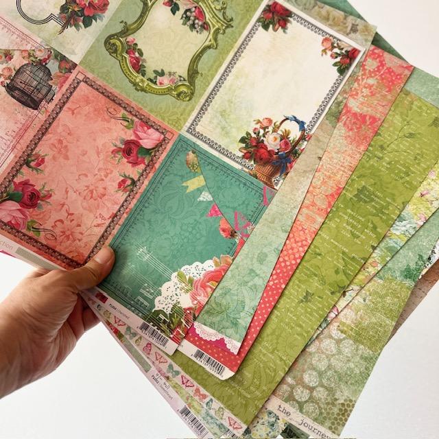 Kaisercraft Secret Admirer Double Sided Cardstock Bundle (9 pcs) - Image 2