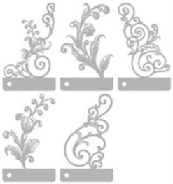 Prima Marketing Masks / Stencils - 3X5 Inches 5/Pkg