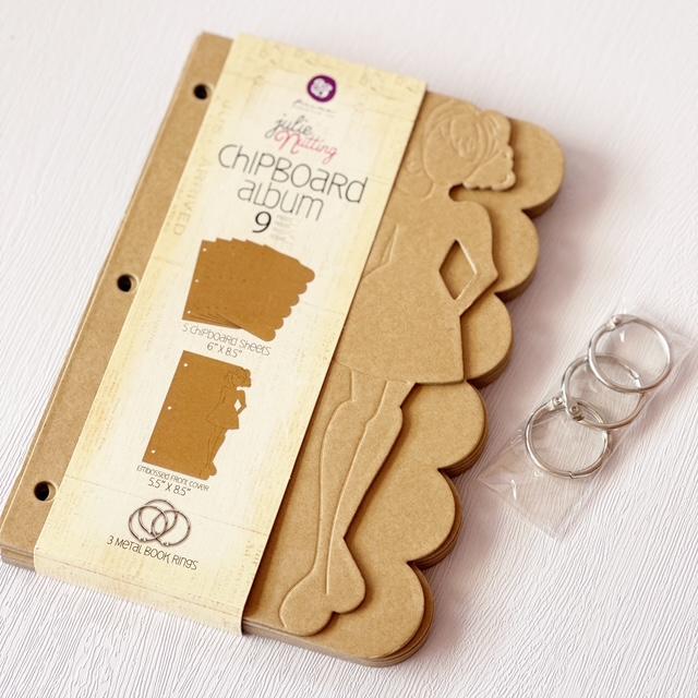 Prima Marketing Julie Nutting DOLL MIXED MEDIA CHIPBOARD ALBUM - Image 3