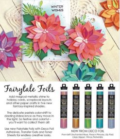 Alternative view of Thermoweb Deco Foil Specialty Transfer Sheets 6"X12" 5/Pkg - Fairytale Foil Series