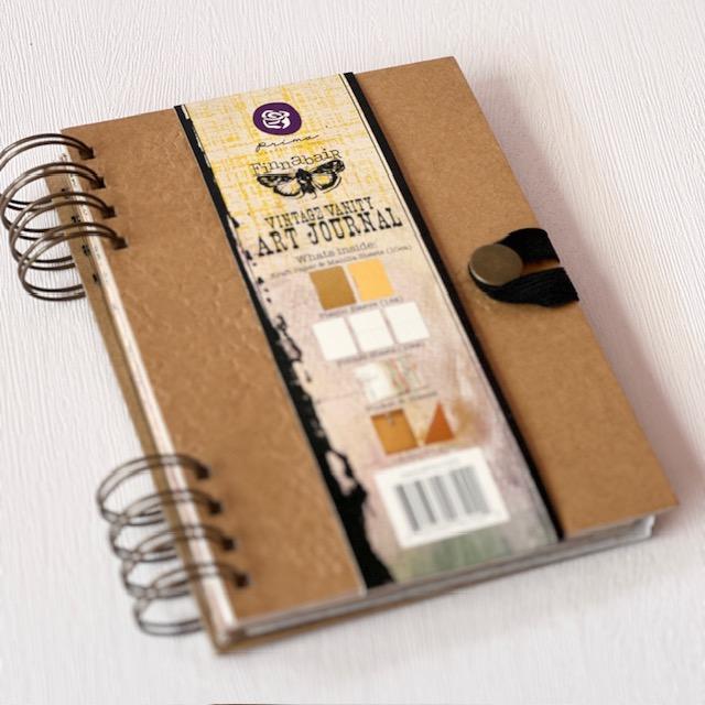 Prima Marketing Vintage Vanity Spiral Bound Art Journal 5.5X7.5 - Image 2