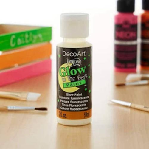 DecoArt Americana Glow In The Dark Paint - 2oz - Image 3