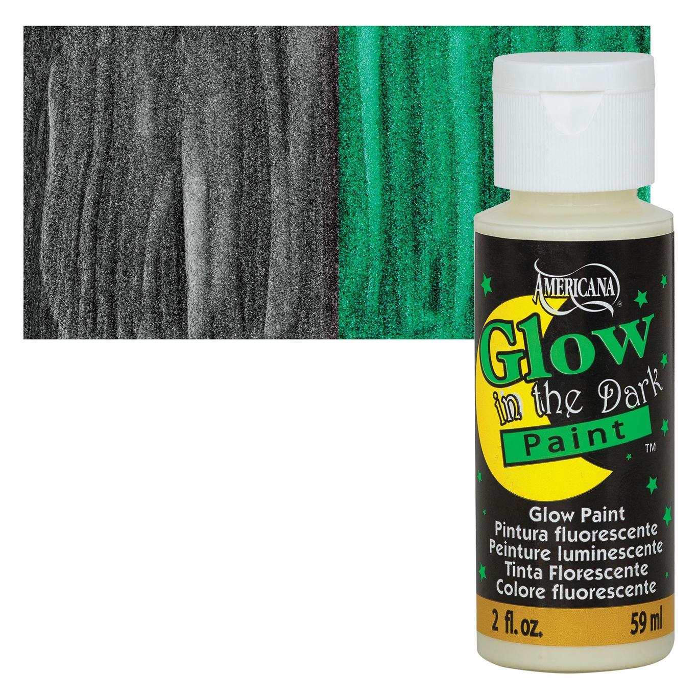 DecoArt Americana Glow In The Dark Paint - 2oz - Image 2