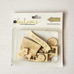 Evalicious Field Notes Wood Veneer (For Scrapbooks and Journals)