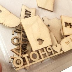 Alternative view of Evalicious Photo Shoot Wood Veneer (15pcs)