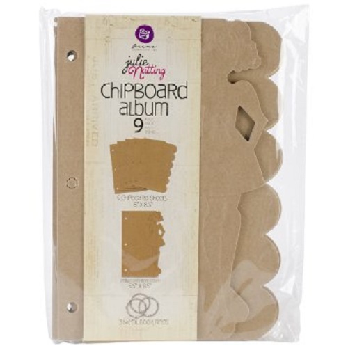 Prima Marketing Julie Nutting DOLL MIXED MEDIA CHIPBOARD ALBUM