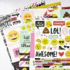 Simple Stories Emoji Love Journaling Patterned Cardstock and Stickers