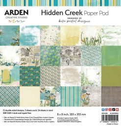 Arden Creative Studio Hidden Creek 8x8 Inch Paper Pad