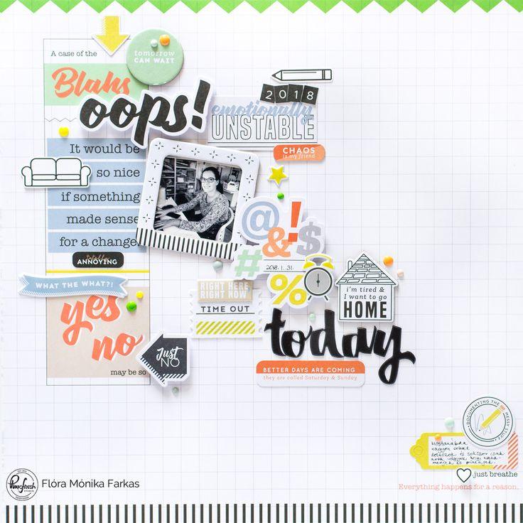 Pink Fresh Studio A Case of the Blahs Scrapbook Cardstock (5pcs) - Image 5