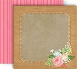 GCD Studios - Splendor Collection - Double Sided Paper - Floral Frame
