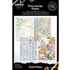 Arden Creative Studio Field Notes 6x8 Inch Decoupage Paper