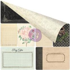 Prima Marketing Something Blue Double-Sided Cardstock - Say Yes
