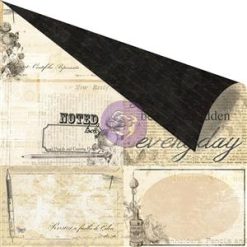 Prima Marketing Stationer's Desk Double-Sided Cardstock - Side Note