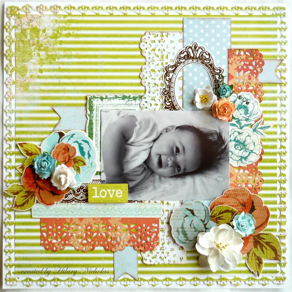 Kaisercraft Marigold 12x12 Scrapbook Paper - Honey - Image 4