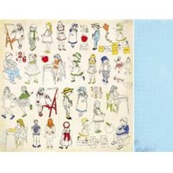 Kaisercraft Class of 87' 12x12 Scrapbook Paper - Assembly