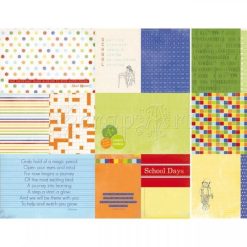 Kaisercraft Class of 87' 12x12 Scrapbook Paper - Excursion