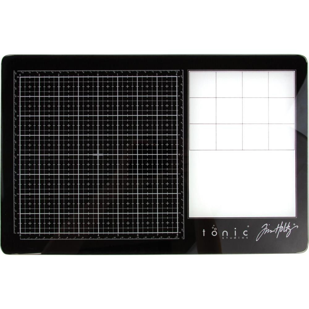 Tonic Studio Tim Holtz Travel Glass Media Mat 10.25"X15.5" - Image 4