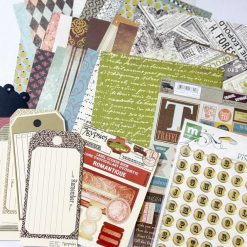 Junk Journal Paper and Embellishment Pack 4 - Ancienne
