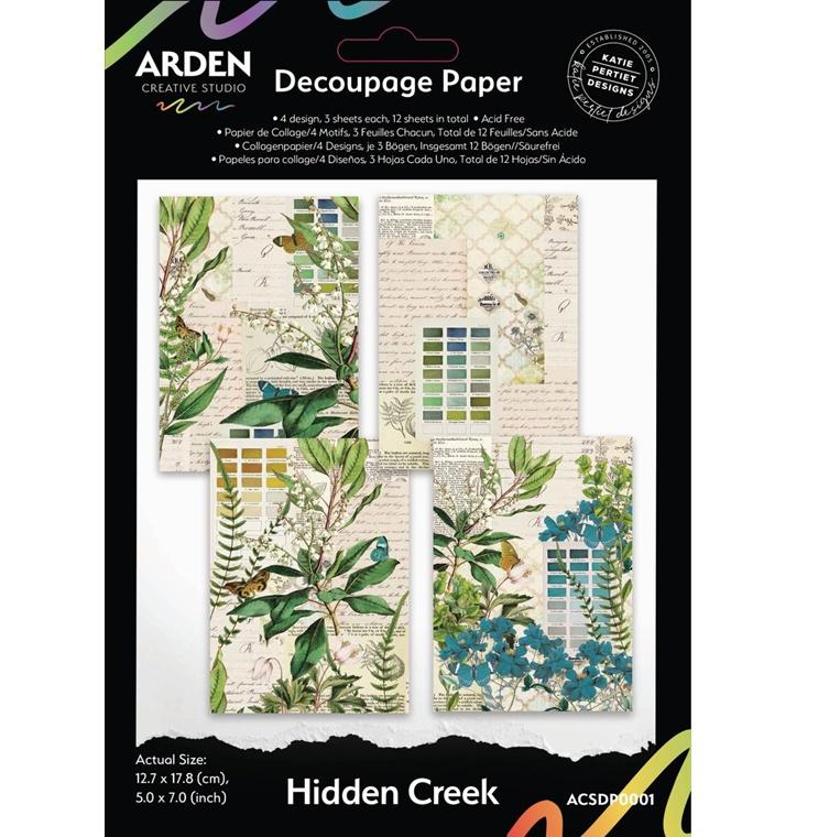 Arden Creative Studio Hidden Creek Decoupage Paper