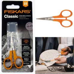 Fiskars Classic Embroidery Straight Scissors, 10cm