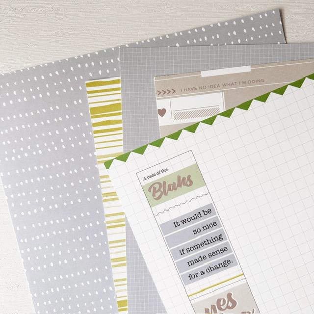 Pink Fresh Studio A Case of the Blahs Scrapbook Cardstock (5pcs) - Image 4