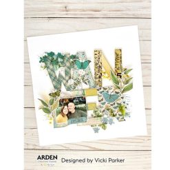 Alternative view of Arden Creative Studio Maker Series ARTful Ledgers 4x6 Inch Stamp Set
