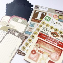 Alternative view of Junk Journal Paper and Embellishment Pack 4 - Ancienne