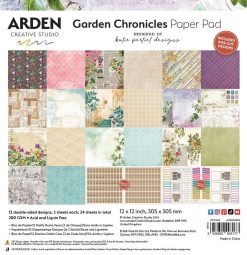 Arden Creative Studio Garden Chronicles 12x12 Inch Paper Pad