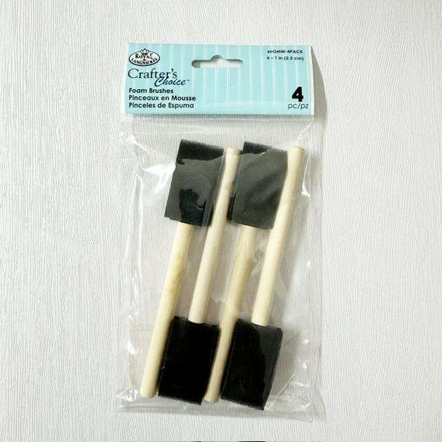 Royal Langnickel Crafter's Choice Foam Brushes 4/Pkg - 1" - Image 2