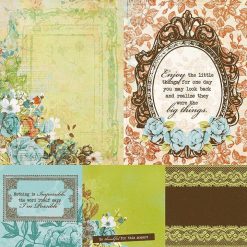 Kaisercraft Marigold 12x12 Scrapbook Paper - Lemon