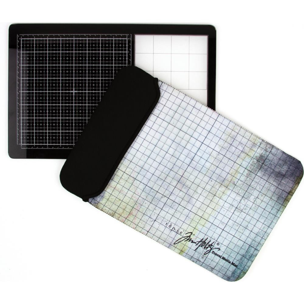 Tonic Studio Tim Holtz Travel Glass Media Mat 10.25"X15.5" - Image 3
