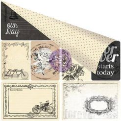 Prima Marketing Something Blue Double-Sided Cardstock - Just Married