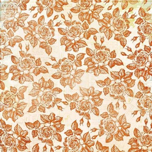Kaisercraft Marigold 12x12 Scrapbook Paper - Straw