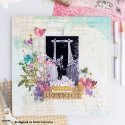 Alternative view of Arden Creative Studio Maker Series My Flowers 4x8 Inch Stamp Set