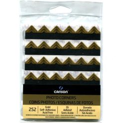 Canson Archival Photo Corners 240Pc Gold