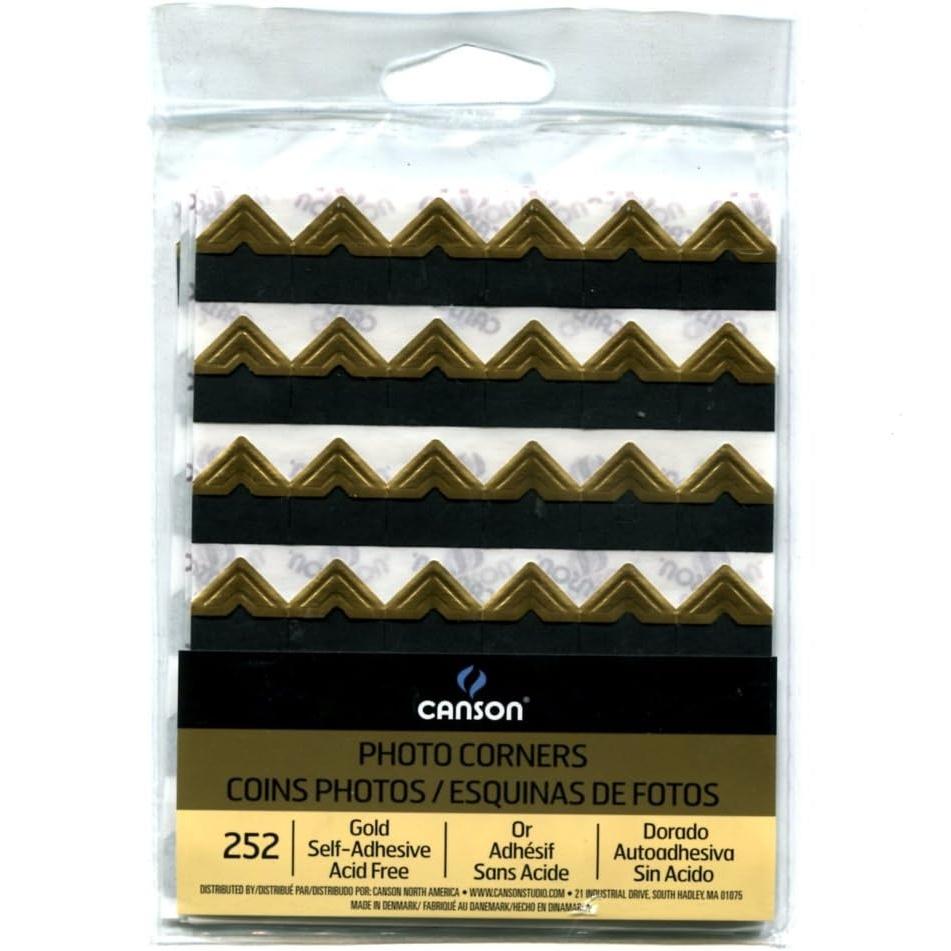 Canson Archival Photo Corners 240Pc Gold