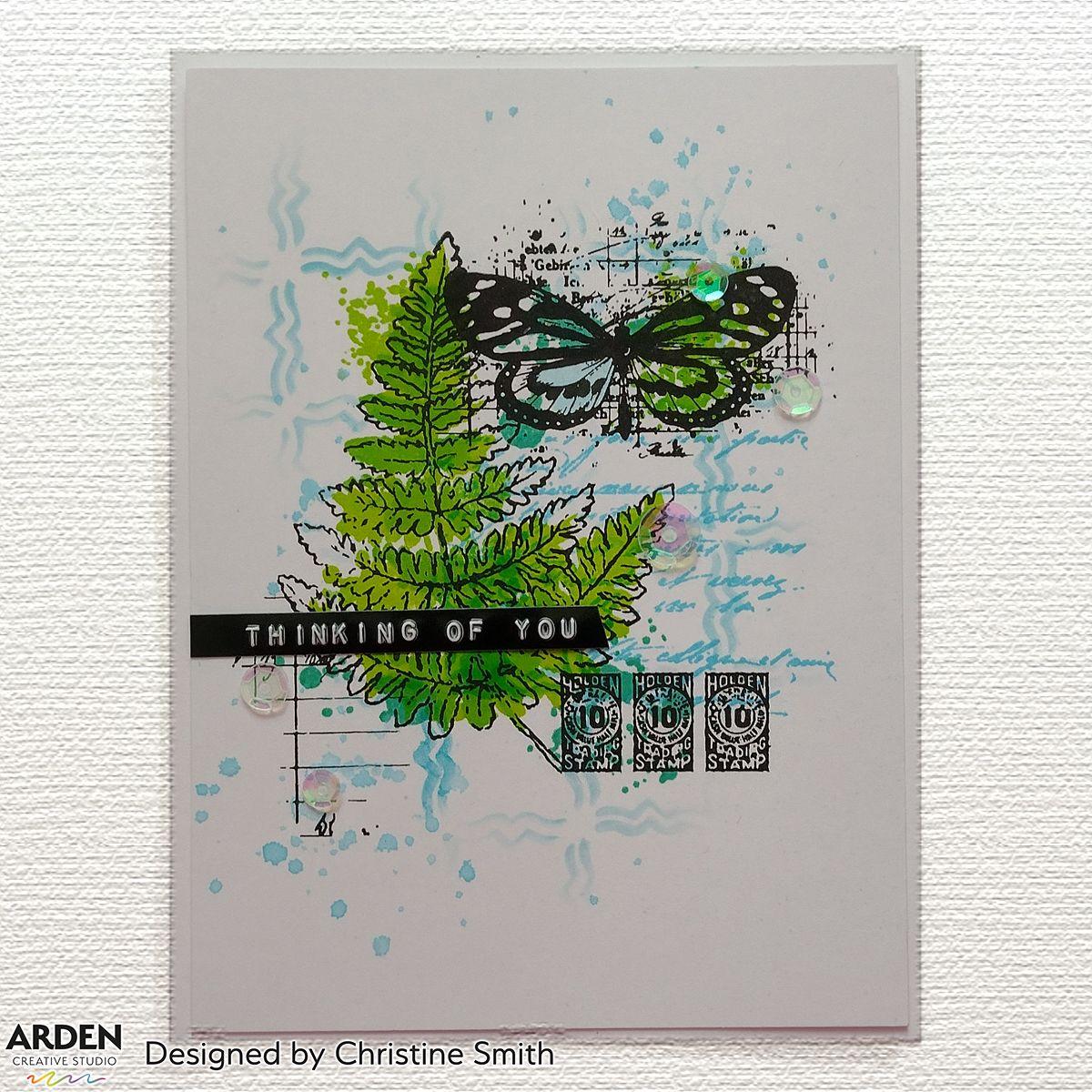 Arden Creative Studio Maker Series ARTful Ledgers 4x6 Inch Stamp Set - Image 3
