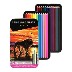 Prismacolor Premier Set of 24 Soft-Core Color Pencils - Highlights and Shading