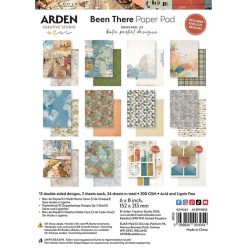 Arden Creative Studio Been There 6x8 Inch Paper Pad