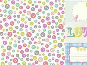 Kaisercraft Suga Pop 12x12 Scrapbook Paper Gummi - Image 2